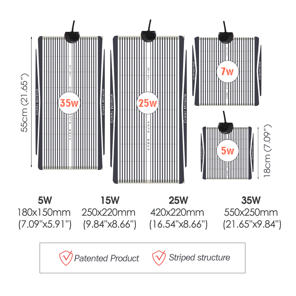 調整可能な温度コントローラー付きの加熱マット,グラフェンテラ - Heat Mat Seedling のレビューと価格