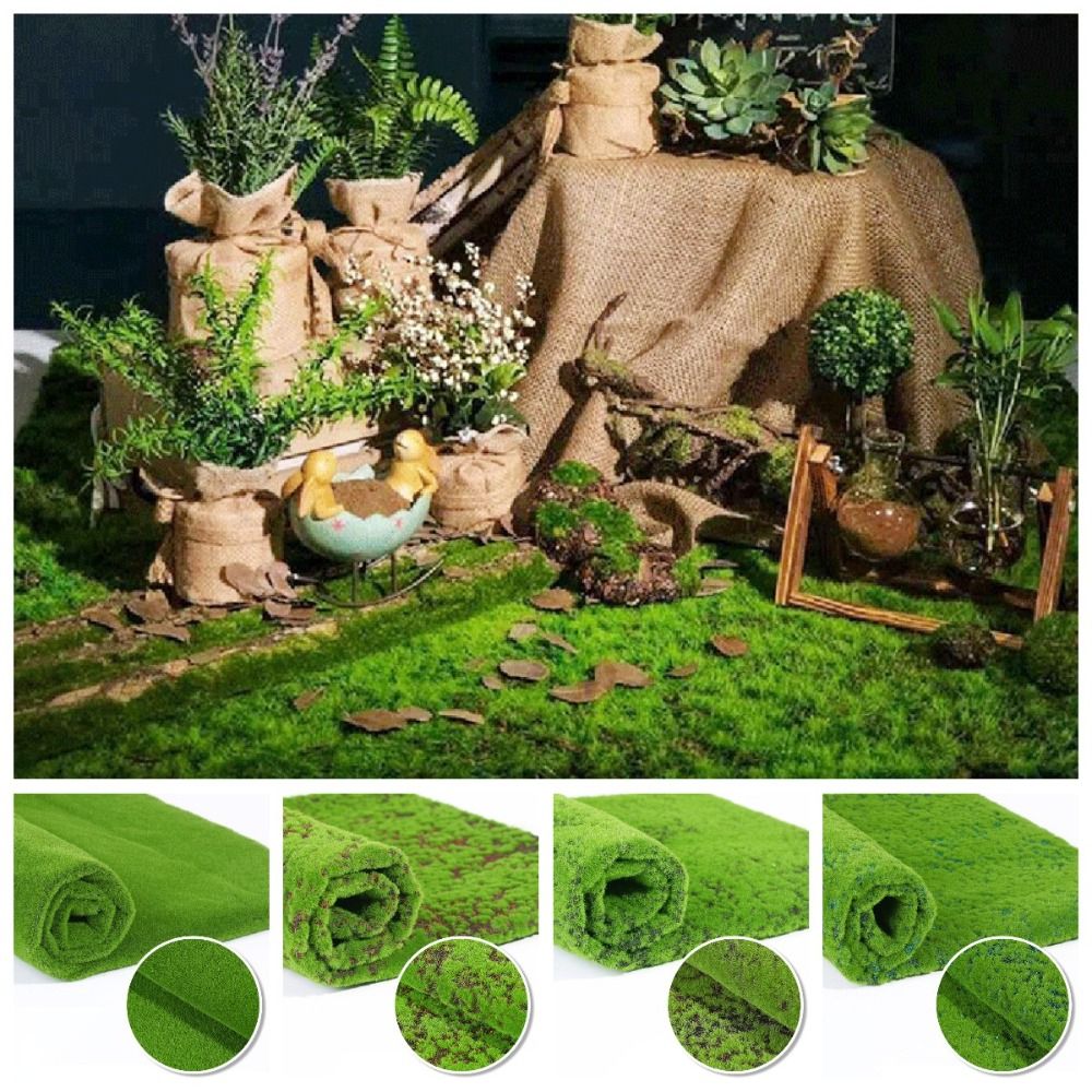DIYフェイクモスグラスターフ耐久性のある永遠の命を持つ人工 - Sphagnum Moss Dry のレビューと価格